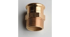Copper press-fit male bsp adaptor